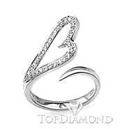 18K White Gold Diamond Ring R1683. R1683EW50D, Diamond Rings. Diamond Jewelry. Hung Phat Diamonds & Jewelry