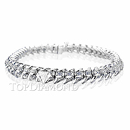 Diamond 18K White Gold Bracelet L1273. Diamond 18K White Gold Bracelet L1273, Diamond Bracelets. Bracelets. Top Diamonds & Jewelry