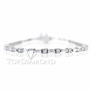 Diamond 18K White Gold Bracelet L1286. Diamond 18K White Gold Bracelet L1286, Diamond Bracelets. Bracelets. Top Diamonds & Jewelry