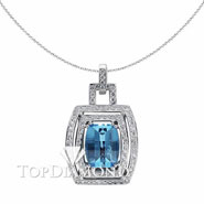 Blue Sapphire Pendant P0834. Blue Sapphire Pendant P0834, Gemstone Pendants. Gemstone Jewelry. Top Diamonds & Jewelry