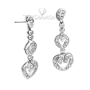 Diamond Dangling Earrings E0318. Diamond Dangling Earrings E0318, Dangle Earrings. Earrings. Top Diamonds & Jewelry
