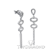 Diamond Dangling Earrings E1824. Diamond Dangling Earrings E1824, Dangle Earrings. Earrings. Top Diamonds & Jewelry