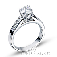 18K White Gold Diamond Ring B1019. B1019AW50D, Diamond Rings. Diamond Jewelry. Hung Phat Diamonds & Jewelry