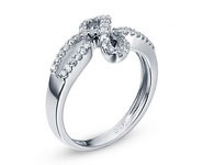 18K White Gold Diamond Ring R2196. R2196EW50D, Diamond Rings. Diamond Jewelry. Hung Phat Diamonds & Jewelry