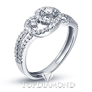 18K White Gold Diamond Ring R2211. R2211EW50D, Diamond Rings. Diamond Jewelry. Hung Phat Diamonds & Jewelry
