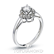 18K White Gold Diamond Ring R2215. R2215EW50D, Diamond Rings. Diamond Jewelry. Hung Phat Diamonds & Jewelry