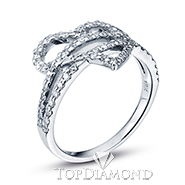 18K White Gold Diamond Ring R2224. R2224EW50D, Diamond Rings. Diamond Jewelry. Hung Phat Diamonds & Jewelry