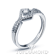 18K White Gold Diamond Ring R2223. R2223EW50D, Diamond Rings. Diamond Jewelry. Hung Phat Diamonds & Jewelry