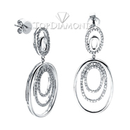Diamond Dangling Earrings E0570. Diamond Dangling Earrings E0570, Dangle Earrings. Earrings. Top Diamonds & Jewelry
