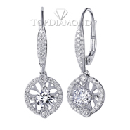 Diamond Dangling Earrings Setting E1283. Diamond Dangling Earrings Setting E1283, Dangle Earrings. Earrings. Top Diamonds & Jewelry