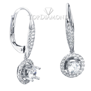 Diamond Dangling Earrings Setting E1284. Diamond Dangling Earrings Setting E1284, Dangle Earrings. Earrings. Top Diamonds & Jewelry