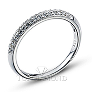 Wedding Band With Micropave Set Round Diamonds D5088A. Wedding Band With Micropave Set Round Diamonds D5088A, Women