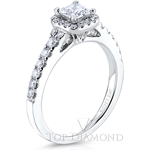 Scott Kay Halo Engagement Ring Setting M2404R305 - $300 GIFT CARD INCLUDED WITH PURCHASE. 