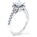 Scott Kay Halo Engagement Ring Setting M2404R310 - $300 GIFT CARD INCLUDED WITH PURCHASE. 