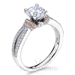 Scott Kay Classic Diamond Engagement Ring Setting M2095R310 - $500 GIFT CARD INCLUDED WITH PURCHASE. 
