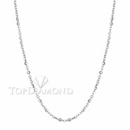18K White Gold Chain C1618. 18K White Gold Chain C1618, Chains. Necklaces & Pendants. Top Diamonds & Jewelry