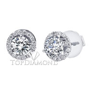 Diamond Stud Earrings Setting E1687. Diamond Stud Earrings Setting E1687, Diamond Earrings. Earrings. Top Diamonds & Jewelry