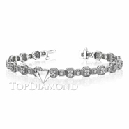 Diamond 18K White Gold Bracelet L1271. Diamond 18K White Gold Bracelet L1271, Diamond Bracelets. Bracelets. Top Diamonds & Jewelry