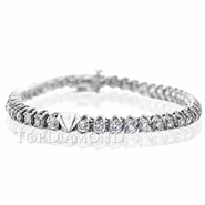 Diamond 18K White Gold Bracelet  L1313. Diamond 18K White Bracelet  L1313, Diamond Bracelets. Bracelets. Top Diamonds & Jewelry
