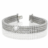 Diamond 18K White Gold Bracelet L1336. Diamond 18K White Gold Bracelet L1336, Diamond Bracelets. Bracelets. Top Diamonds & Jewelry