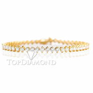 Diamond 18K Gold Bracelet L1341. Diamond 18K Gold Bracelet L1341, Diamond Bracelets. Bracelets. Top Diamonds & Jewelry