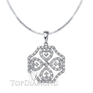 18K White Gold Fashion Pendant P1732. 18K White Gold Fashion Pendant P1732, Diamond Pendants. Necklaces & Pendants. Top Diamonds & Jewelry