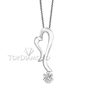 18K White Gold Diamond Pendant P2000. 18K White Gold Diamond Pendant P2000, Diamond Pendants. Necklaces & Pendants. Top Diamonds & Jewelry