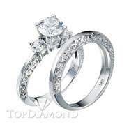 Diamond Engagement Set Mounting Style BD5076. Diamond Engagement Ring Setting & Wedding Band Set BD5076, Matching Sets. Engagement Ring Settings. Top Diamonds & Jewelry