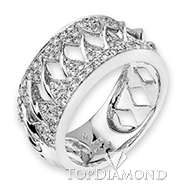 18K White Gold Diamond Ring R2177. R2177FW50D, Diamond Rings. Diamond Jewelry. Hung Phat Diamonds & Jewelry