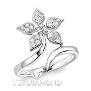 18K White Gold Diamond Ring R2181. R2181FW50D, Diamond Rings. Diamond Jewelry. Hung Phat Diamonds & Jewelry