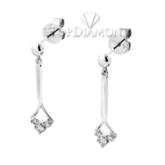 Diamond Dangling Earrings E1899. Diamond Dangling Earrings E1899, Dangle Earrings. Earrings. Top Diamonds & Jewelry