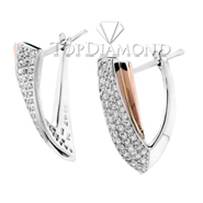 Diamond Hoop Earrings E1900. Diamond Hoop Earrings E1900, Diamond Earrings. Earrings. Top Diamonds & Jewelry