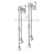 Diamond Dangling Earrings E2026. Diamond Dangling Earrings E2026, Dangle Earrings. Earrings. Top Diamonds & Jewelry