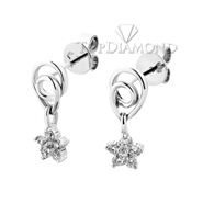 Diamond Dangling Earrings E2122. Diamond Dangling Earrings E2122, Dangle Earrings. Earrings. Top Diamonds & Jewelry