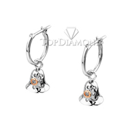 Diamond Dangling Earrings E2107. Diamond Dangling Earrings E2107, Dangle Earrings. Earrings. Top Diamonds & Jewelry