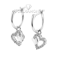 Diamond Dangling Earrings E2091. Diamond Dangling Earrings E2091, Dangle Earrings. Earrings. Top Diamonds & Jewelry
