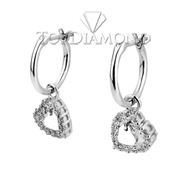 Diamond Dangling Earrings E2090. Diamond Dangling Earrings E2090, Dangle Earrings. Earrings. Top Diamonds & Jewelry