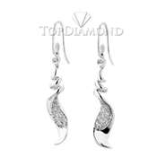 Diamond Dangling Earrings E1918. Diamond Dangling Earrings E1918, Dangle Earrings. Earrings. Top Diamonds & Jewelry