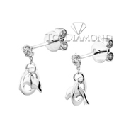Diamond Dangling Earrings E1951. Diamond Dangling Earrings E1951, Dangle Earrings. Earrings. Top Diamonds & Jewelry