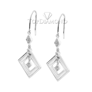 Diamond Dangling Earrings E1981. Diamond Dangling Earrings E1981, Dangle Earrings. Earrings. Top Diamonds & Jewelry