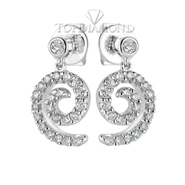 Diamond Dangling Earrings E1982. Diamond Dangling Earrings E1982, Dangle Earrings. Earrings. Top Diamonds & Jewelry