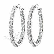 Diamond Hoop Earrings E1984. Diamond Hoop Earrings E1984, Diamond Earrings. Earrings. Top Diamonds & Jewelry
