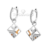 Diamond Dangling Earrings E1988. Diamond Dangling Earrings E1988, Dangle Earrings. Earrings. Top Diamonds & Jewelry