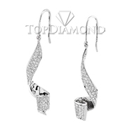 Diamond Dangling Earrings E1990. Diamond Dangling Earrings E1990, Dangle Earrings. Earrings. Top Diamonds & Jewelry