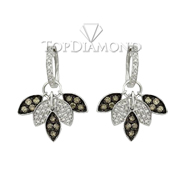 Diamond Hoop Earrings E1721. Diamond Hoop Earrings E1721, Diamond Earrings. Earrings. Top Diamonds & Jewelry
