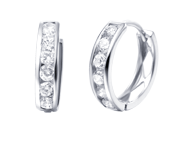 Cubic Zirconia Fashion Hoop Earrings E2206. Cubic Zirconia Fashion Hoop Earrings E2206, Cubic Zirconia Fashion Jewelry. Top Diamonds & Jewelry