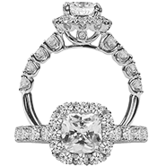 Ritani Bella Vita Engagement Ring Setting – 1CU2712DR-$1000 GIFT CARD INCLUDED WITH PURCHASE. Ritani Engagement Ring Setting 1CU2712DR-$1000 GIFT CARD INCLUDED WITH PURCHASE, Engagement Rings. Ritani. Hung Phat Diamonds & Jewelry