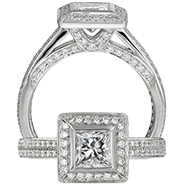 Ritani Bella Vita Engagement Ring Setting – 1PC3239BR-$1000 GIFT CARD INCLUDED WITH PURCHASE. Ritani Engagement Ring Setting 1PC3239BR-$1000 GIFT CARD INCLUDED WITH PURCHASE, Engagement Rings. Ritani. Hung Phat Diamonds & Jewelry