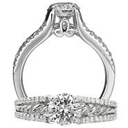 Ritani Bella Vita Engagement Ring Setting – 1R4139CRWG-$300 GIFT CARD INCLUDED WITH PURCHASE. Ritani Engagement Ring Setting 1R4139CRWG-$300 GIFT CARD INCLUDED WITH PURCHASE, Engagement Rings. Ritani. Hung Phat Diamonds & Jewelry