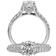 Ritani Bella Vita Engagement Ring Setting – 1R2485CR-$500 GIFT CARD INCLUDED WITH PURCHASE. Ritani Engagement Ring Setting 1R2485CR-$500 GIFT CARD INCLUDED WITH PURCHASE, Engagement Rings. Ritani. Hung Phat Diamonds & Jewelry